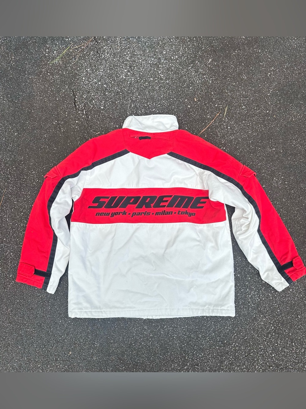 2022 Supreme Brushed Twill Zip Jacket 'White'